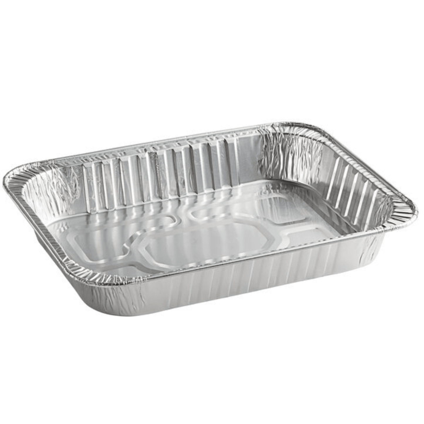 Disposable Aluminum Large 17 X 12.5 X 3.19 inches Rectangular Roaster Disposable VeZee