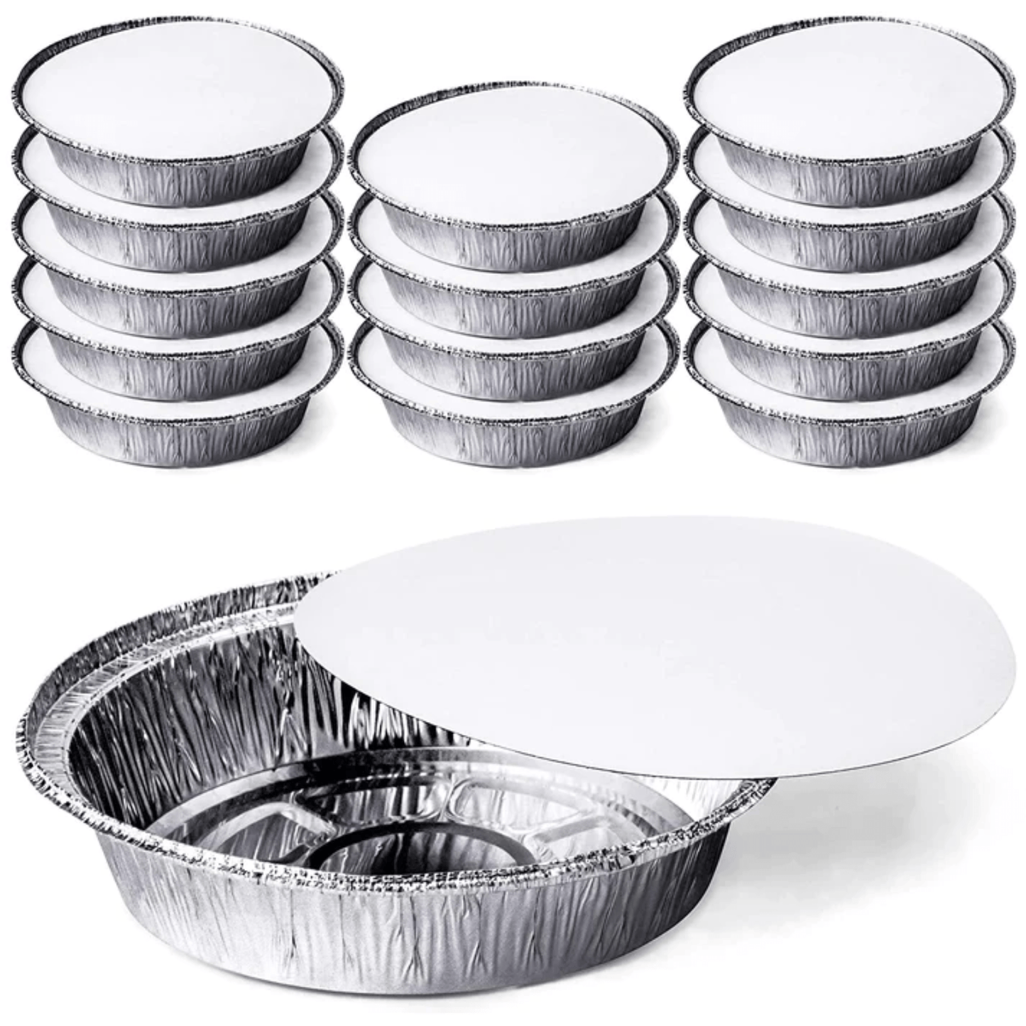 Board Lids for 9" Aluminum Round Pan Disposable VeZee
