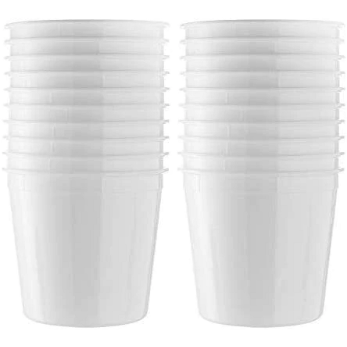 168oz Deli Container with Lids Extra Heavyweight Disposable Plastic Food Storage & Serving VeZee
