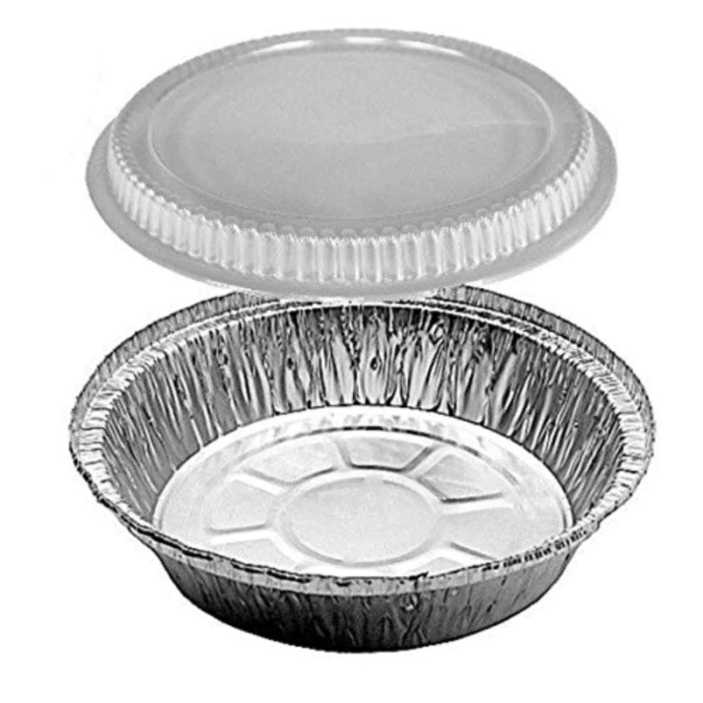 9" Dome Lids for Disposable Aluminum Round Pan Disposable VeZee