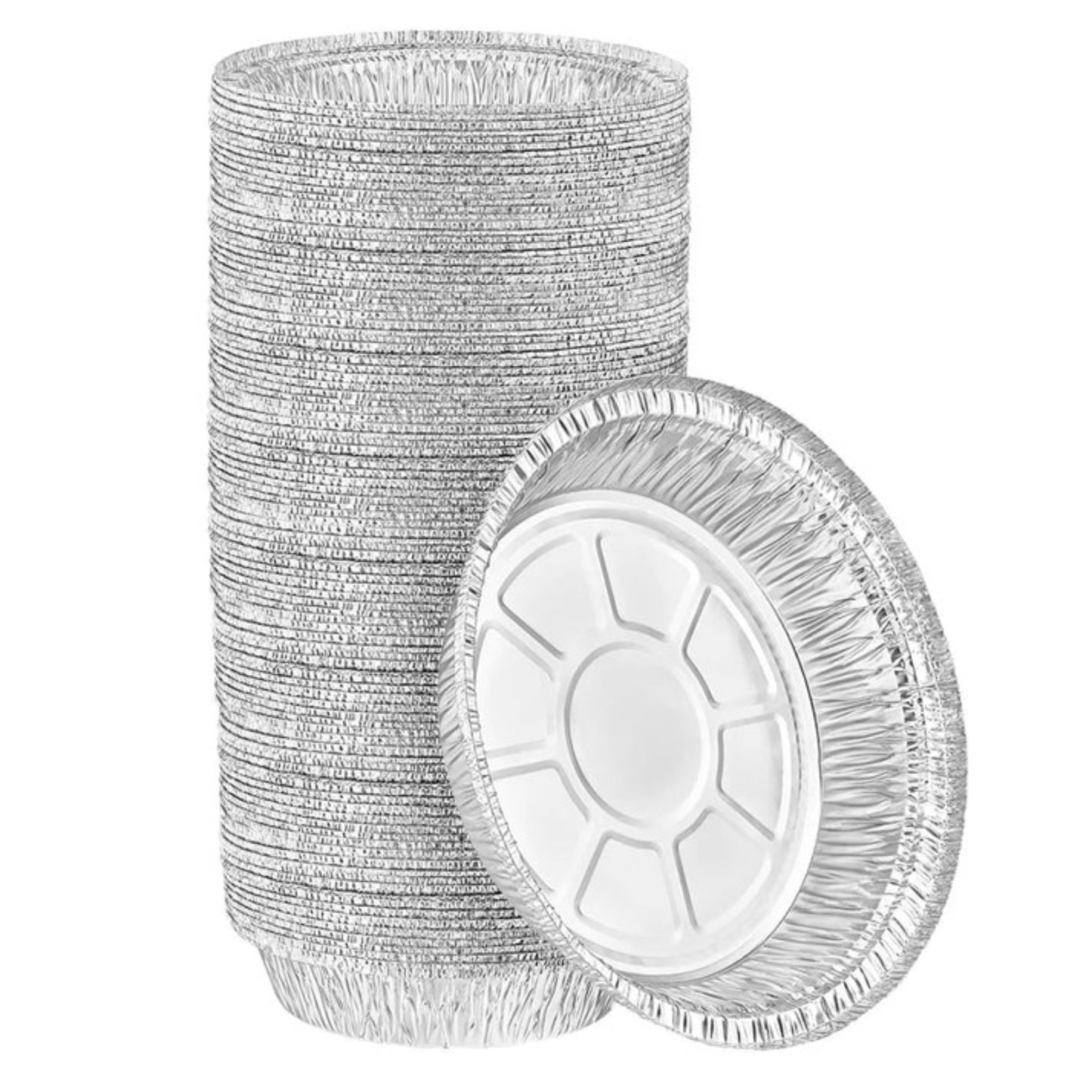 *WHOLESALE* Disposable 7” Aluminum Foil Round Pans | 500 ct/case Disposable JetFoil   