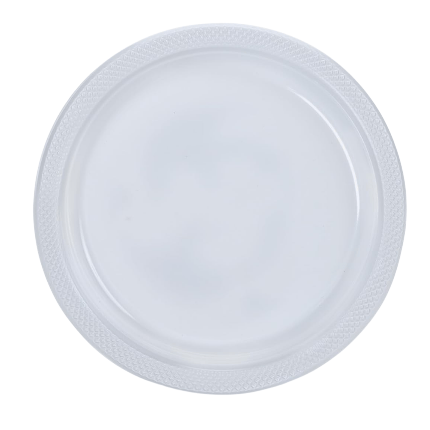 *BUY BULK* Hanna K. Signature Clear Heavyweight Plastic Plates 9" Disposable Plates Hanna K Signature