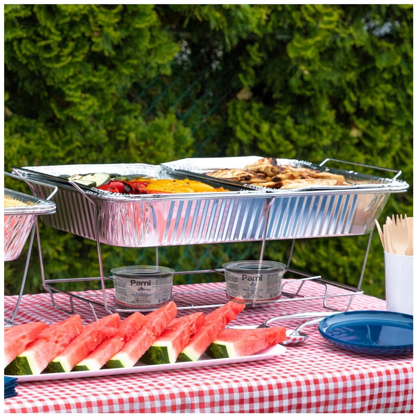 Buffet Serving Kit Disposable Aluminum Chafing Dish Party Set 36PC Disposable VeZee