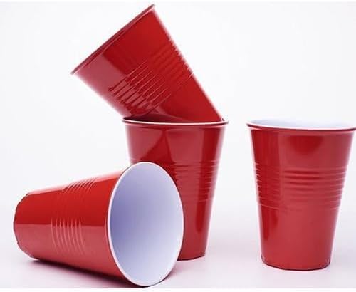 Hanna K. Signature Plastic Cups Apple Red 18 oz Cups Hanna K Signature