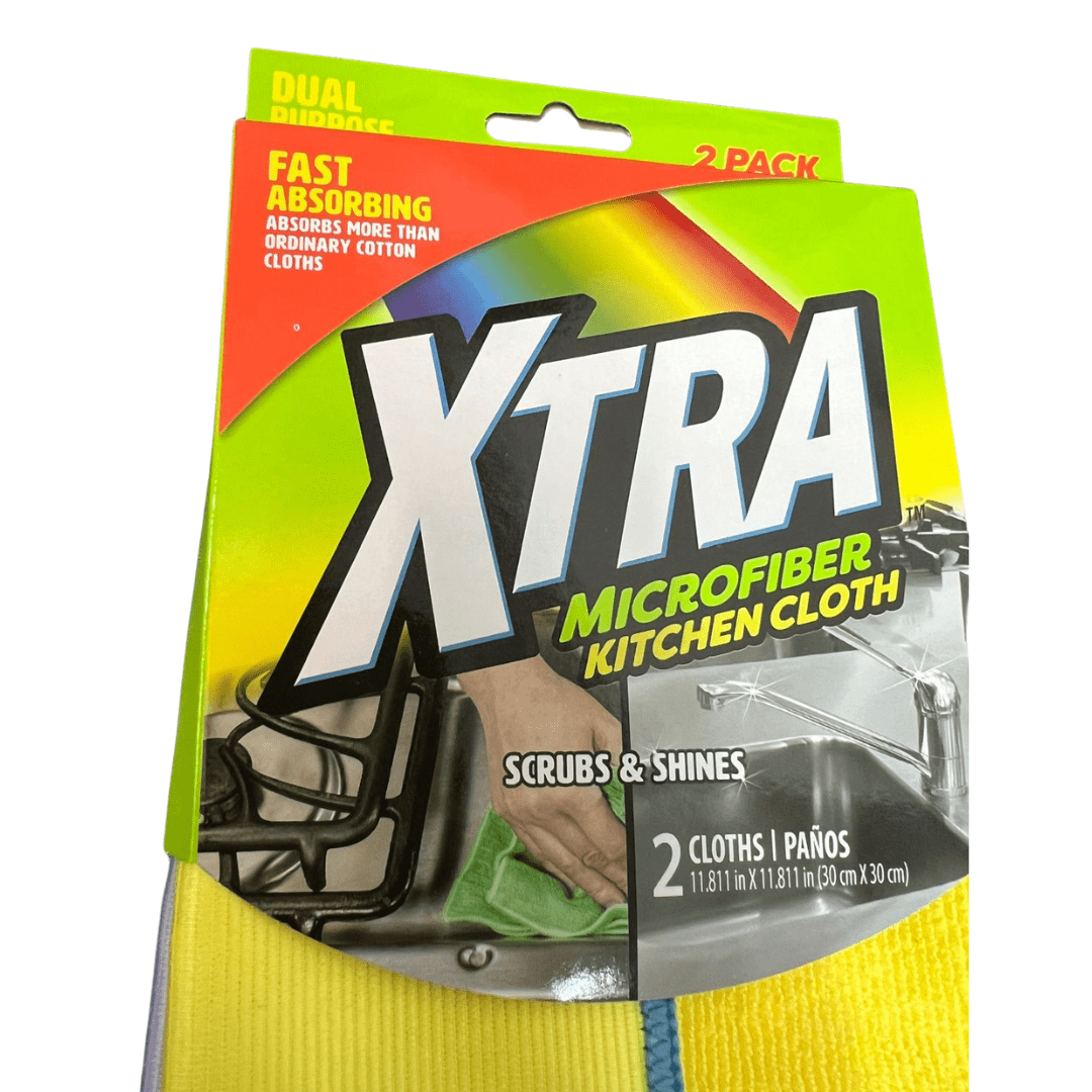 Microfiber Cleaning Cloth Super Absorbent Dishtowel Reusable Kitchen Towels: 2CT Gloves VeZee