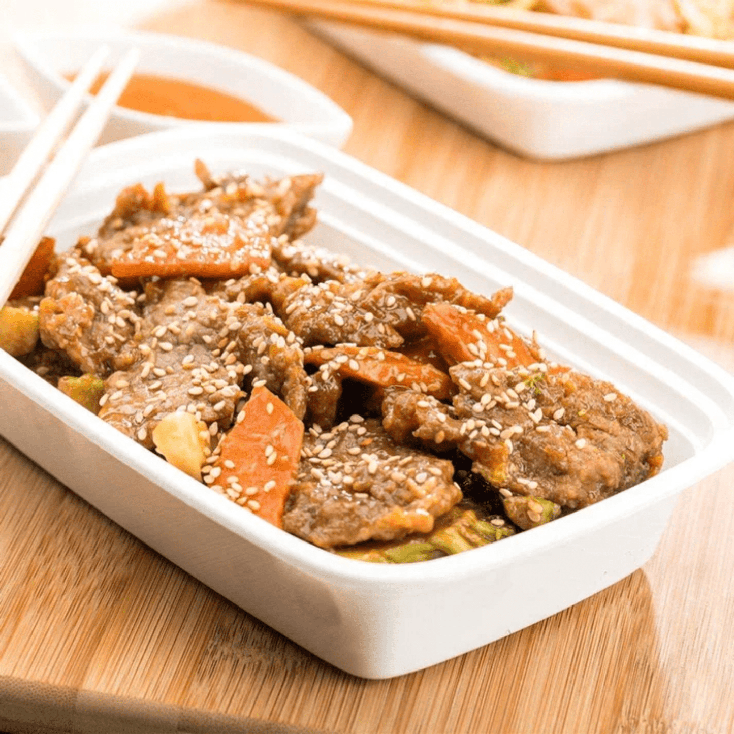 38oz Extra Strong Quality White Rectangular Meal Prep/ Bento Box Container Food Storage & Serving VeZee