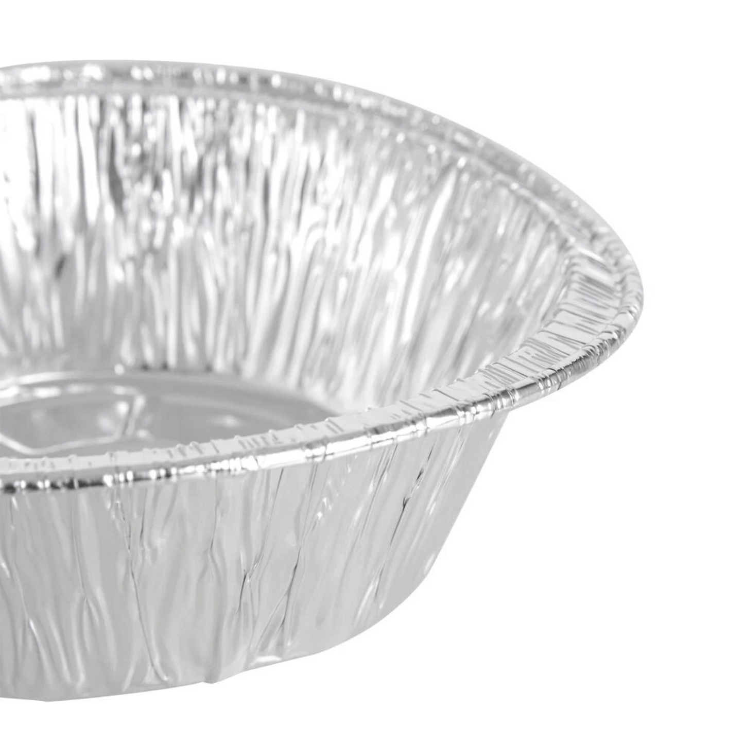 Disposable Aluminum 4.5” Round Extra Deep Pans (1 count) Bakeware VeZee
