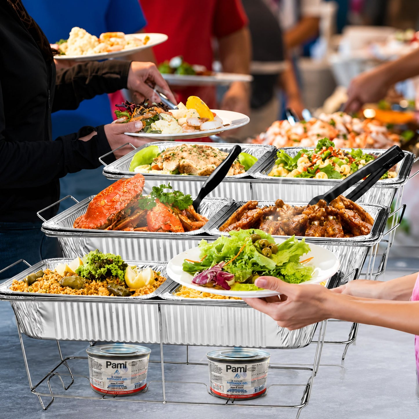 *WHOLESALE* Full Size Metal Chafing Wire Racks 36/Case Dish Racks VeZee