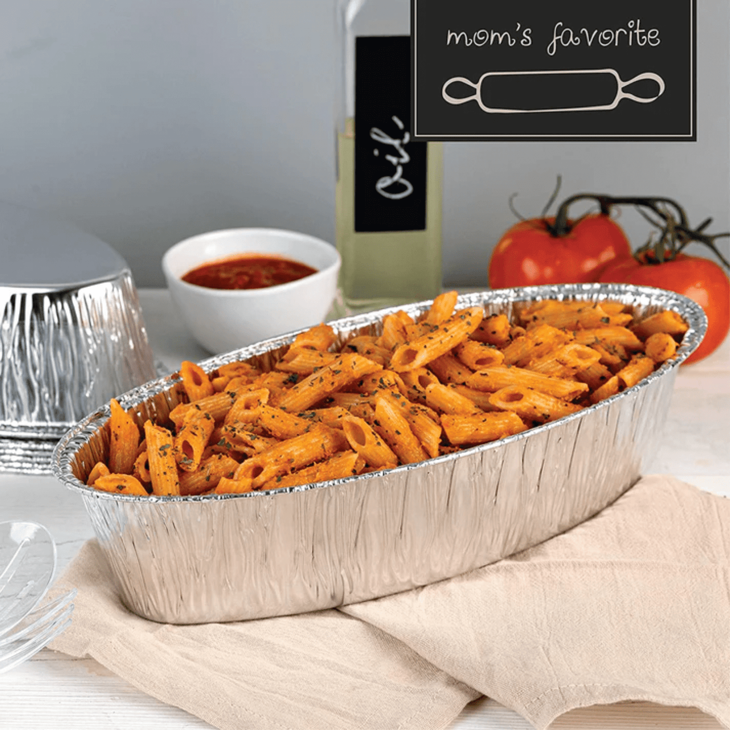 Disposable Aluminum 3lb Medium Oval Loaf Pans: Ideal for Baking Disposable VeZee