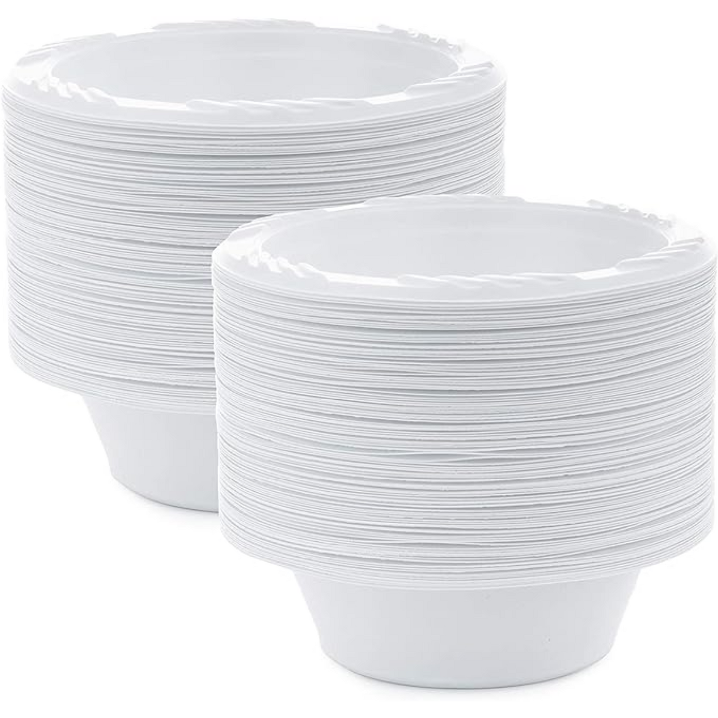 White Lightweight Dessert Bowls 5 oz. Bowls VeZee   