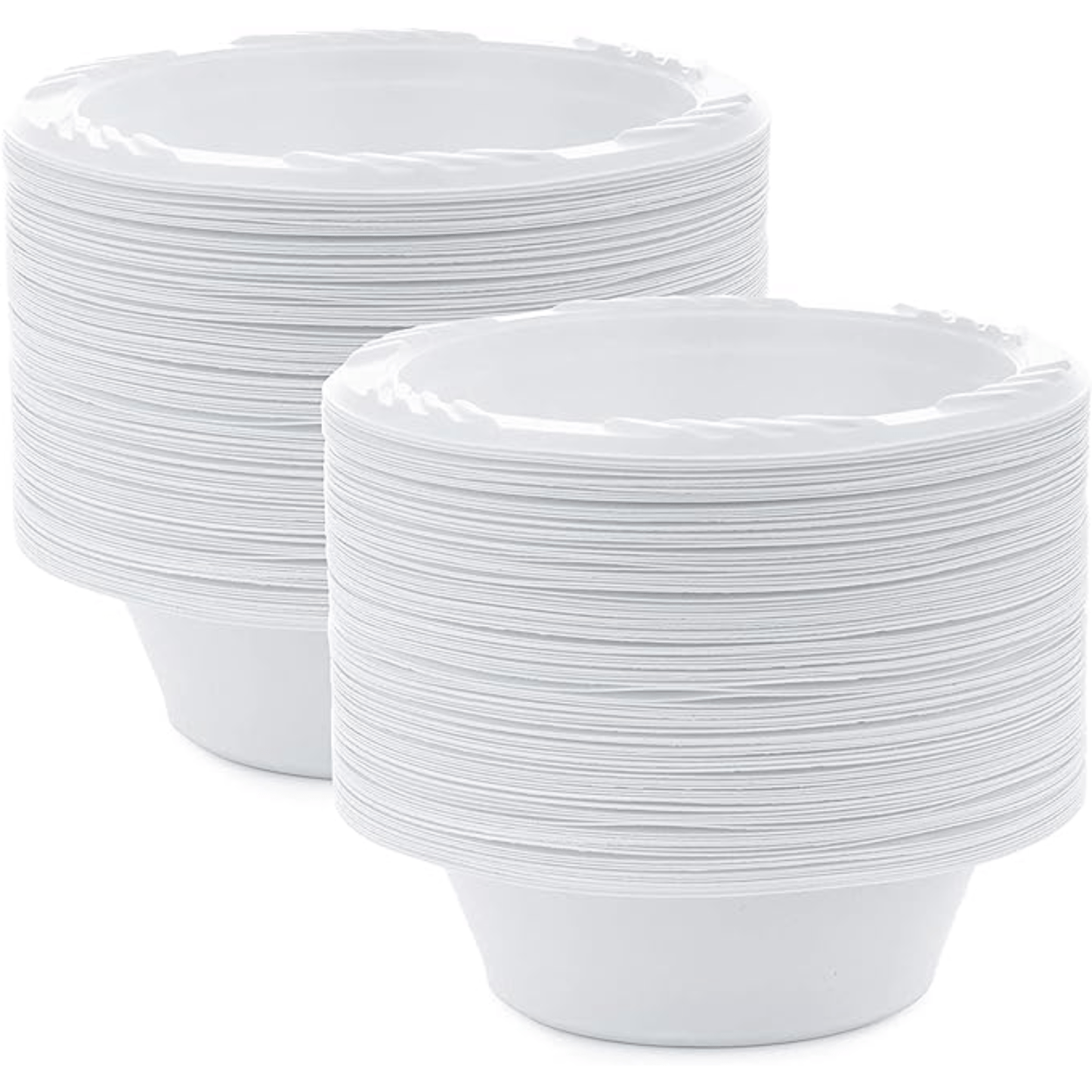 *WHOLESALE* 12 oz. Disposable and Lightweight White Dessert Bowls | 800 ct/case Bowls VeZee