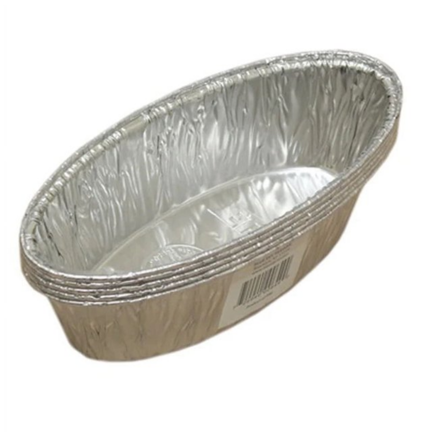 Disposable Aluminum 2lb Small Oval Loaf Pans: Ideal for Baking Disposable JetFoil   