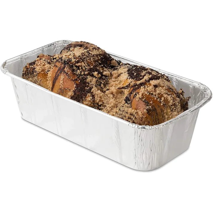 *WHOLESALE* Aluminum 2lb Rectangular Loaf Pans: Ideal for Baking | 500 CT/Case Disposable VeZee