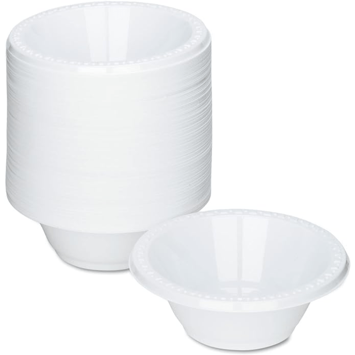 White Lightweight Dessert Bowls 5 oz. Bowls VeZee