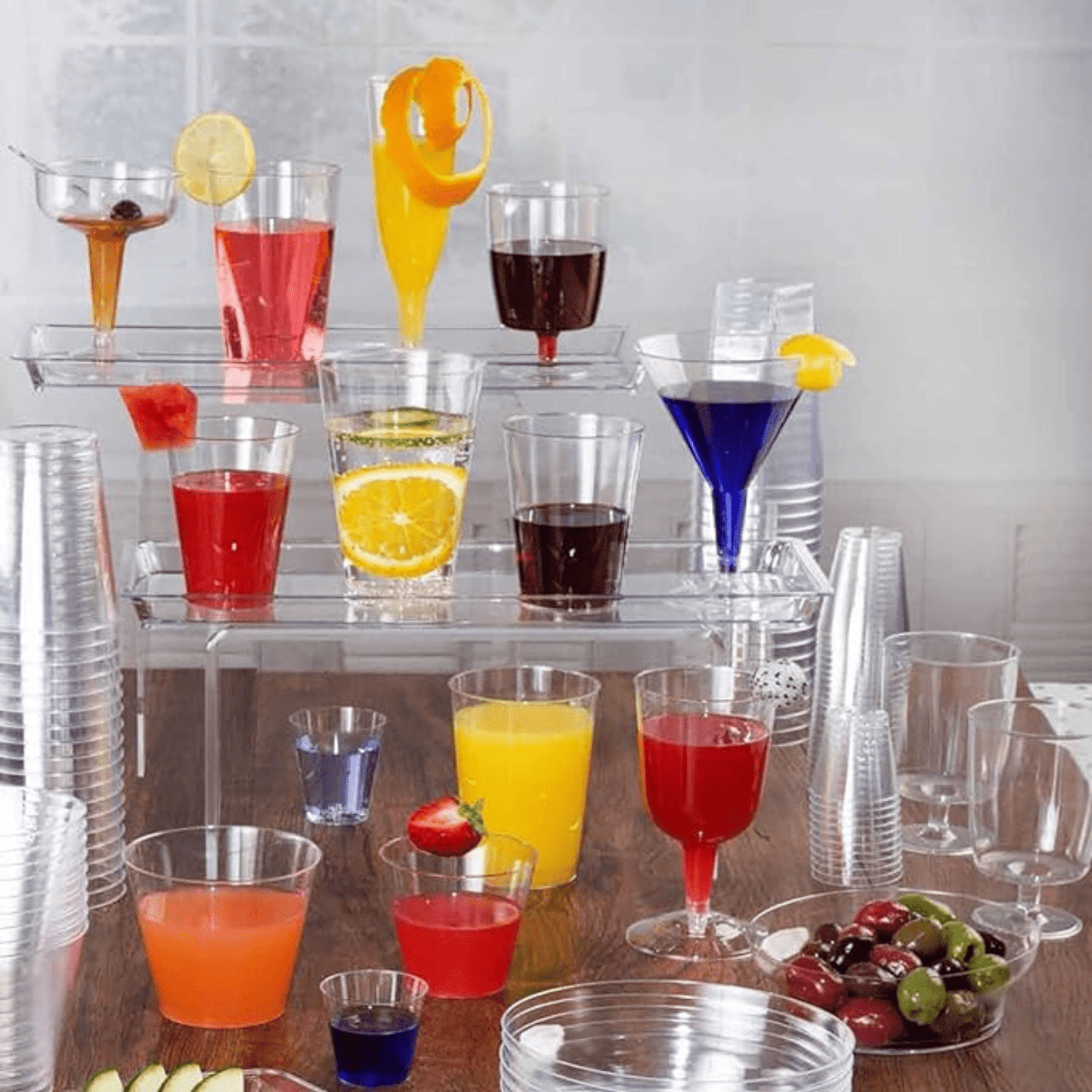 8oz Tumbler Clear Heavyweight Plastic Tumblers Hanna K Signature