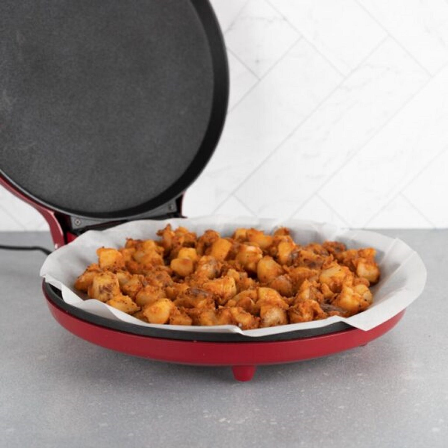 12" Round Silicon Coated 100 Sheets Non Stick Parchment Paper Sheets Fit Right into your Pizza & Cake Maker Liners Paper House