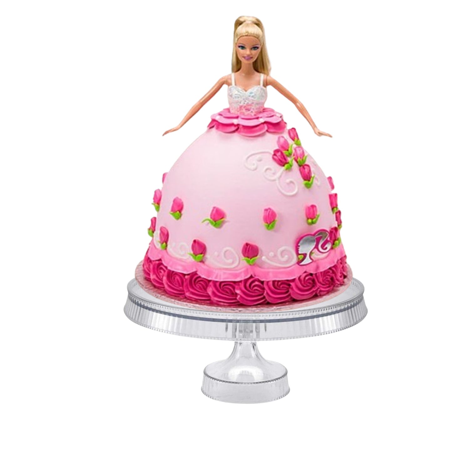 Premium Extra Heavyweight Clear Cake Plastic Stands 10.5" Cake Stands Lillian