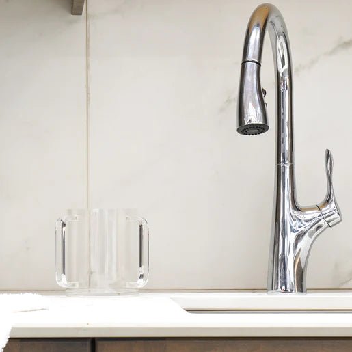 Clear Wash Cup with Clear Handles King Zak