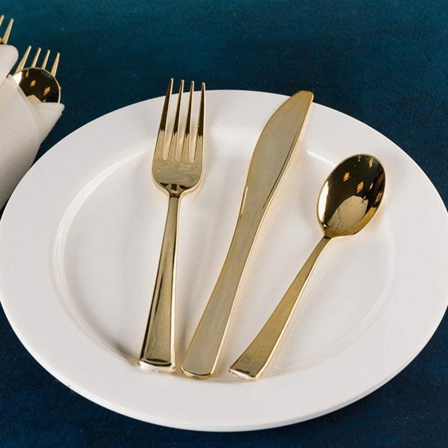 *WHOLESALE* 10.25" White Plate Heavy weight Plastic Dinner Magnificence 240/Case Disposable Plates Lillian Tablesettings