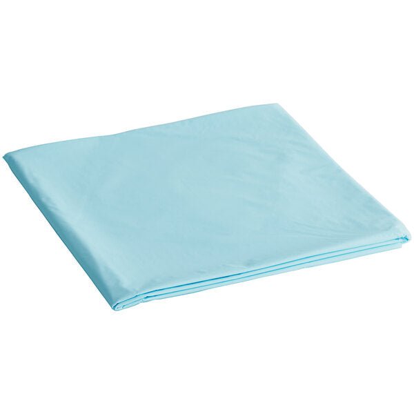 *WHOLESALE* TableCloth Plastic Disposable Round Light Blue 84'':36CT Table Cover Party Dimensions