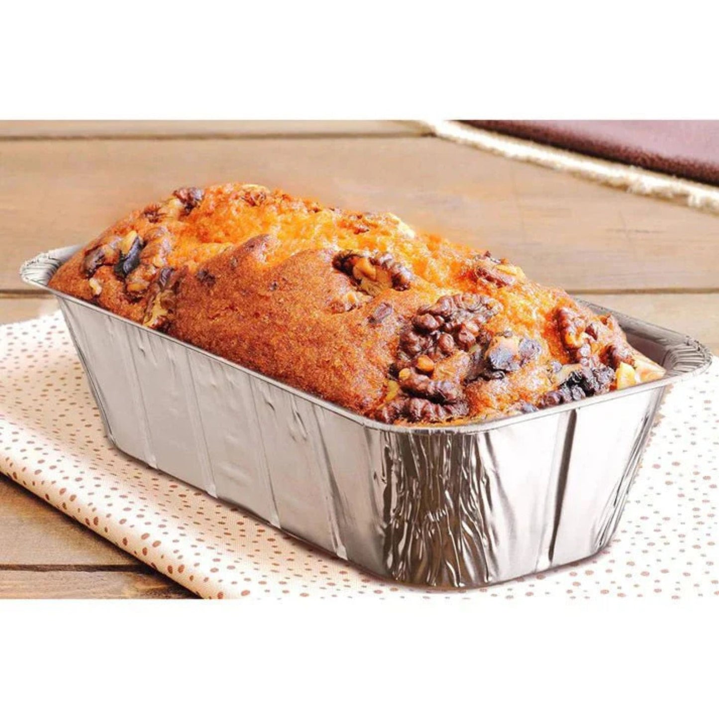*WHOLESALE* 5lb Rectangular Loaf Pans Aluminum Disposable 250/Case Disposable Loaf Pans VeZee