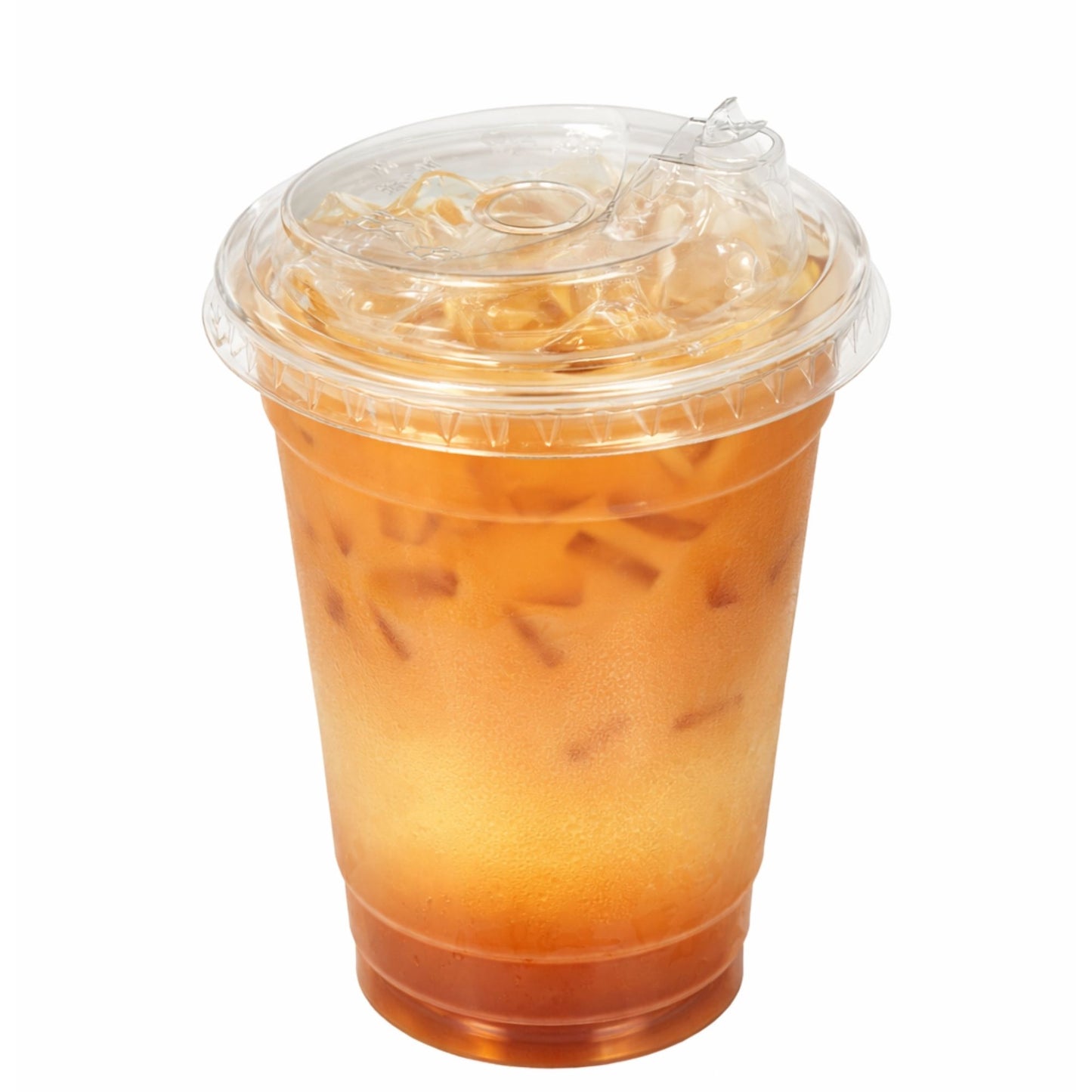 98mm Dome Strawless Sippy Lids for 12–24 oz Clear PET Cups
