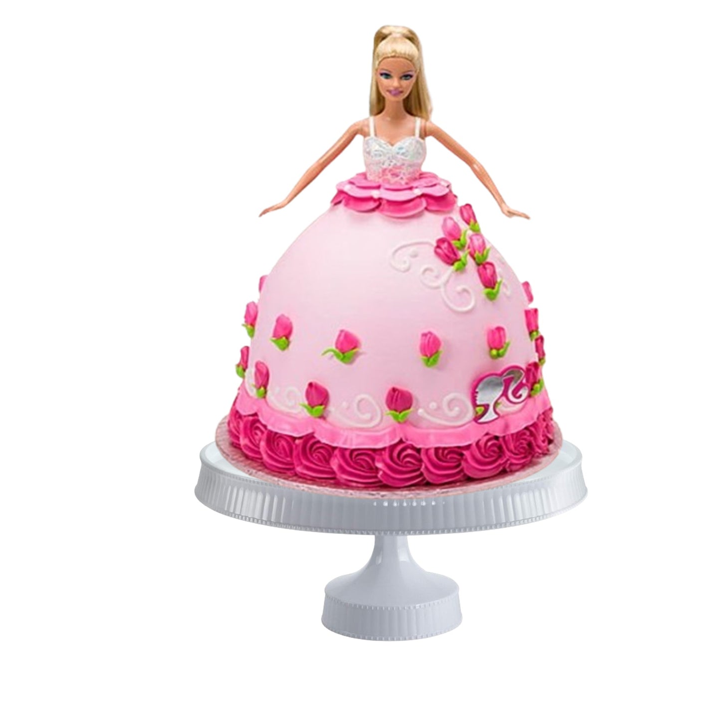 Premium Extra Heavyweight White Cake Plastic Stands 10.5" Cake Stands Lillian