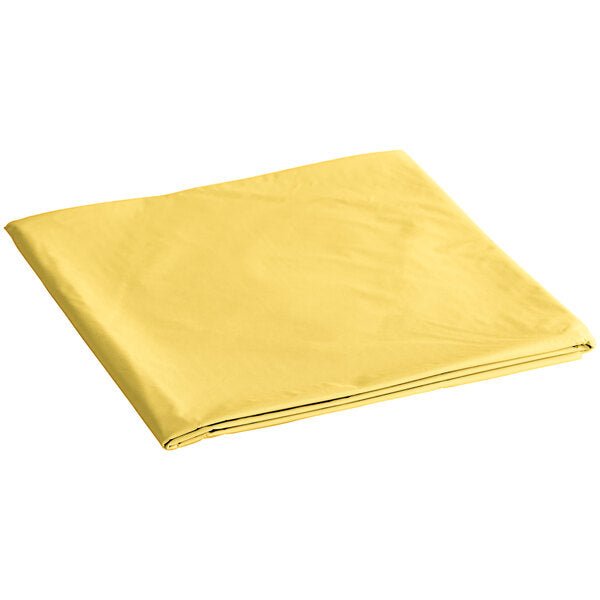 *WHOLESALE* TableCloth Plastic Disposable Round Yellow 84'':36CT Table Cover Party Dimensions