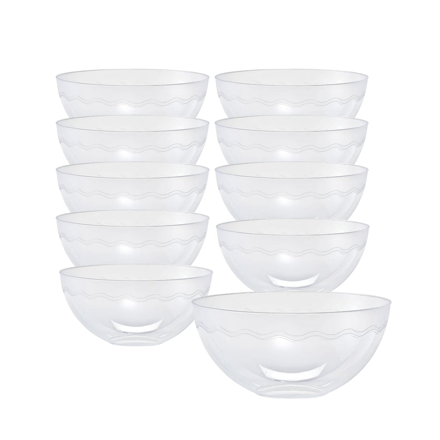 *BUY BULK* Hanna K Signature Clear Plastic Bowl 52oz Serverware Hanna K Signature