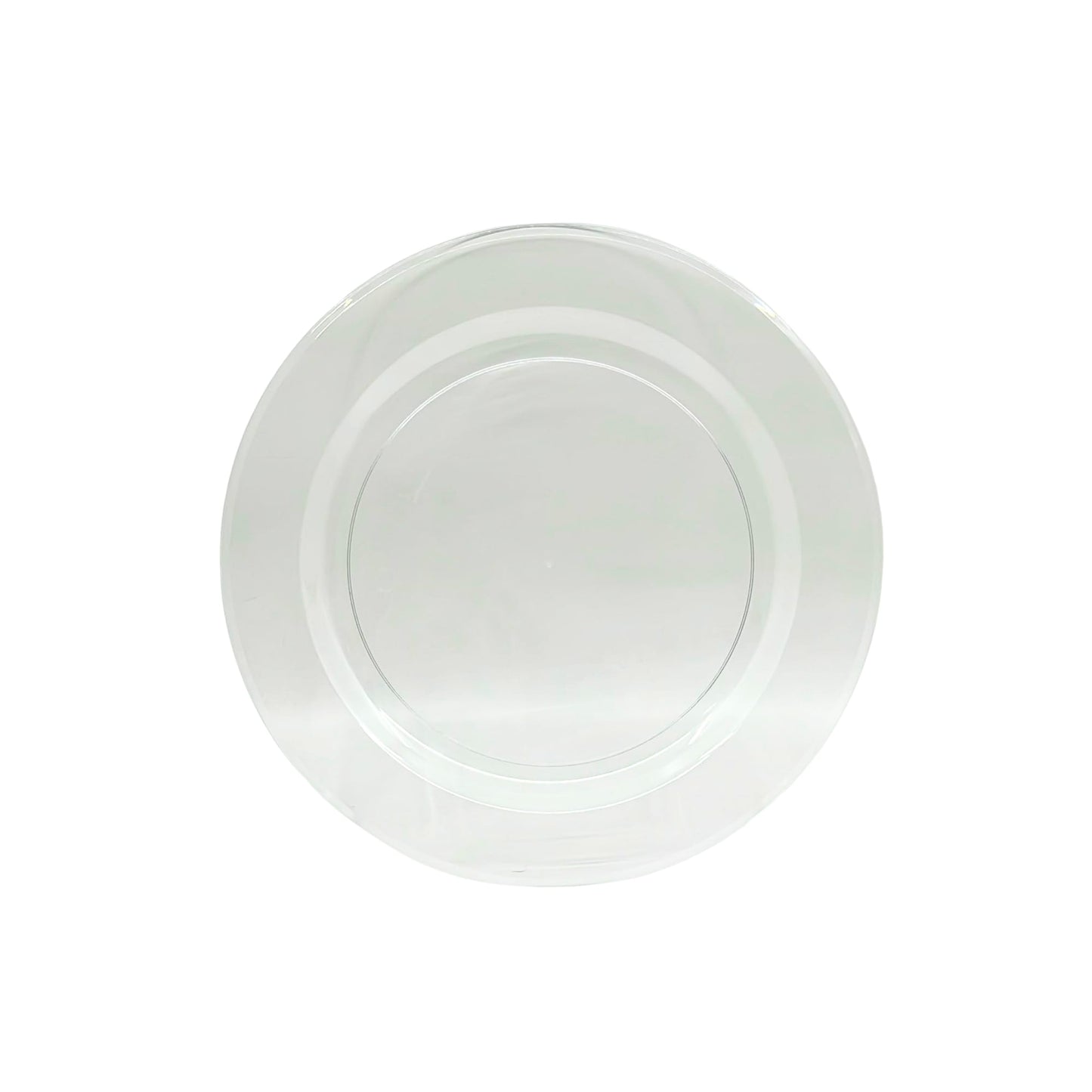 *WHOLESALE* 6.25" Clear Dessert Plate Heavy weight Plastic Magnificence 320/Case Disposable Plates Lillian Tablesettings