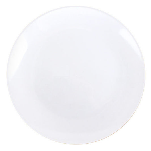 Organic Collection White Dinner Plates 10.5" Bowls Blue Sky 10 Pieces  