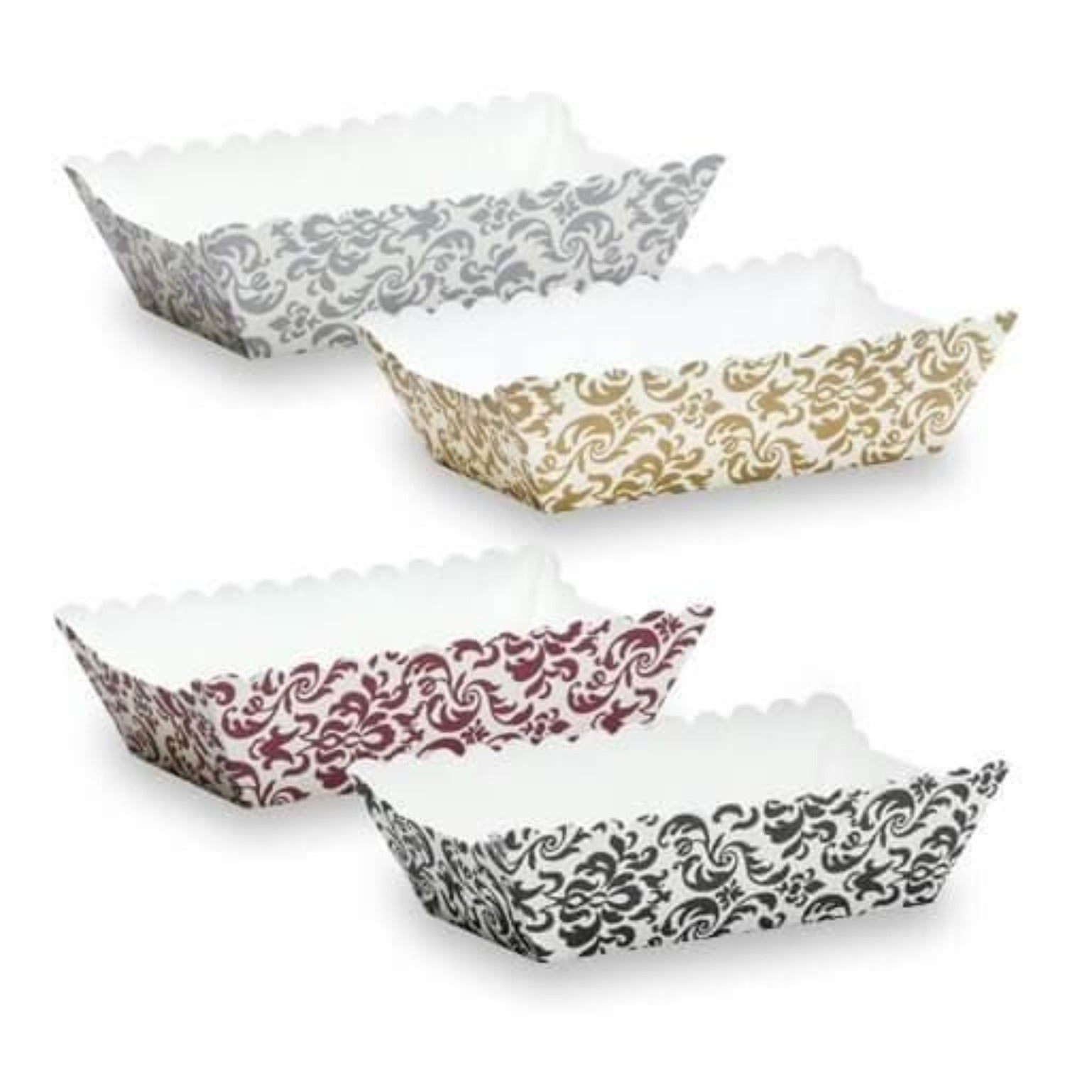 Hanna K Elements, Rectangle Mini Loaf Baking Pan, Assorted Colors, 12 ct