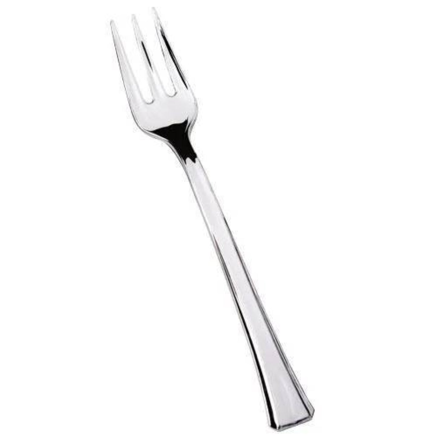Silver Mini Plastic Forks Serverware Lillian