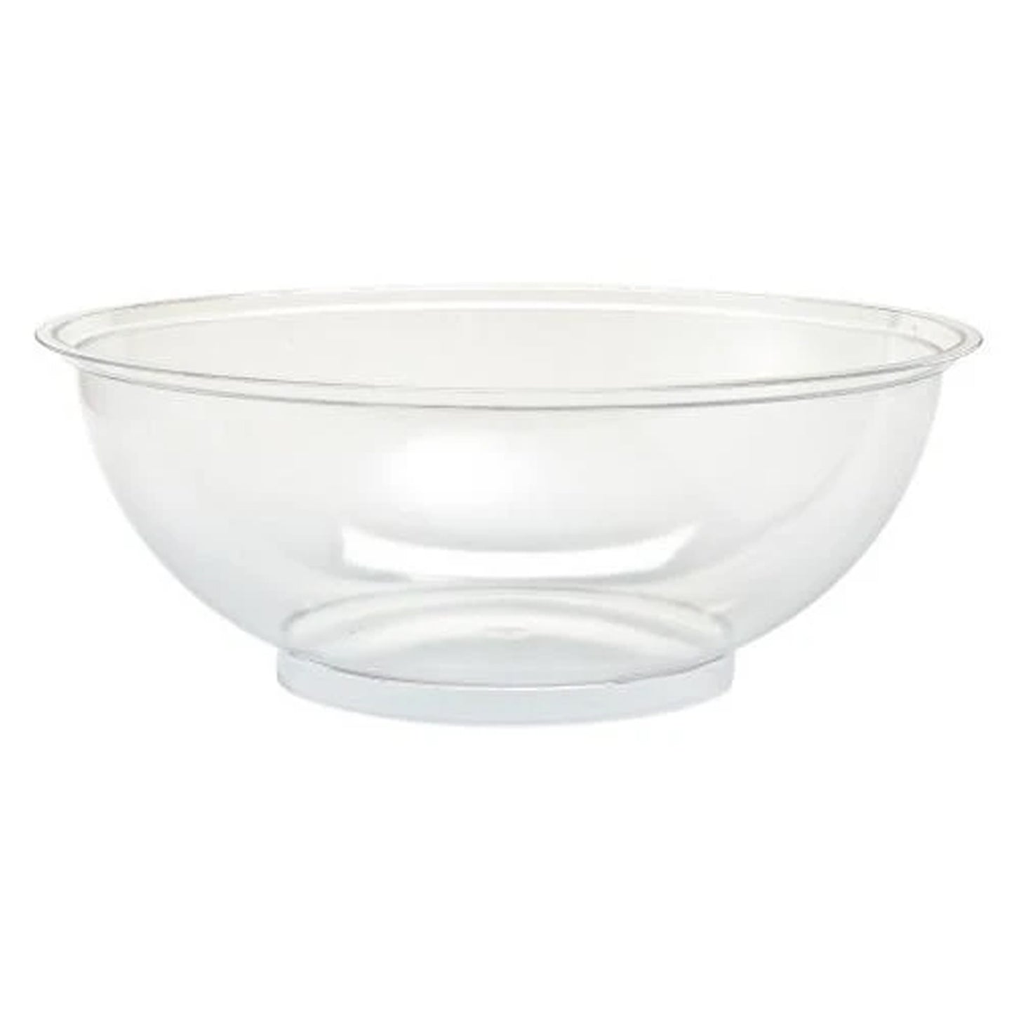 Clear Plastic XL LARGE  Heavy Weight  Bowl 320 OZ 16 inches Tablesettings Party Dimensions   