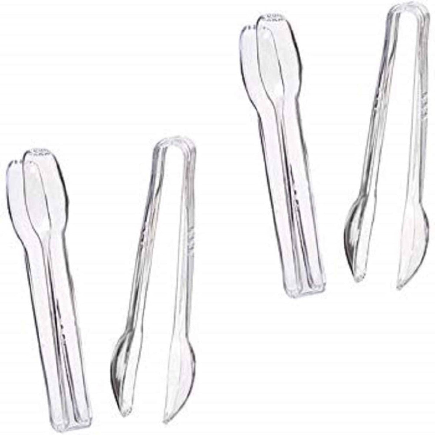 12" Clear Plastic Tongs Serverware Hanna K