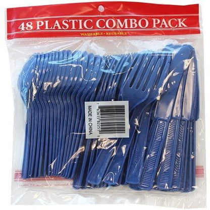Blue Cutlery Combo Cutlery Party Dimensions   