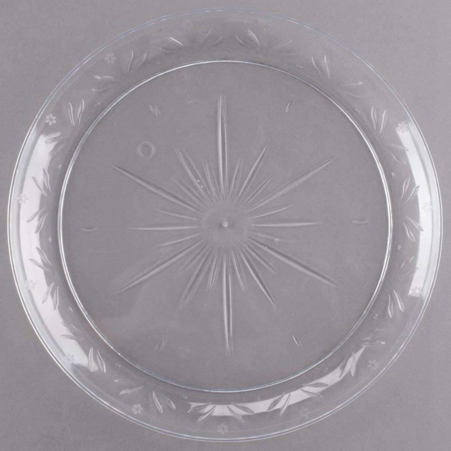 *JUMBO PACK* Simcha Collection Plastic Plates 6" Disposable Plates Blue Sky