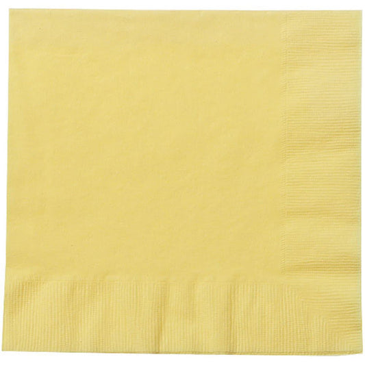 SALE Yellow Lunch Napkins 20 count  Party Dimensions   