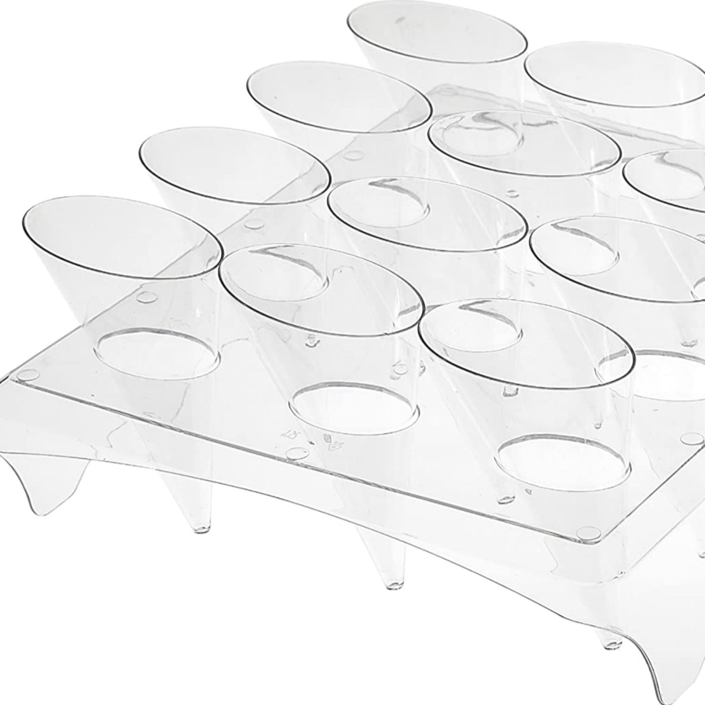 Mini Ware Angled Cones Wave Display Serverware Blue Sky