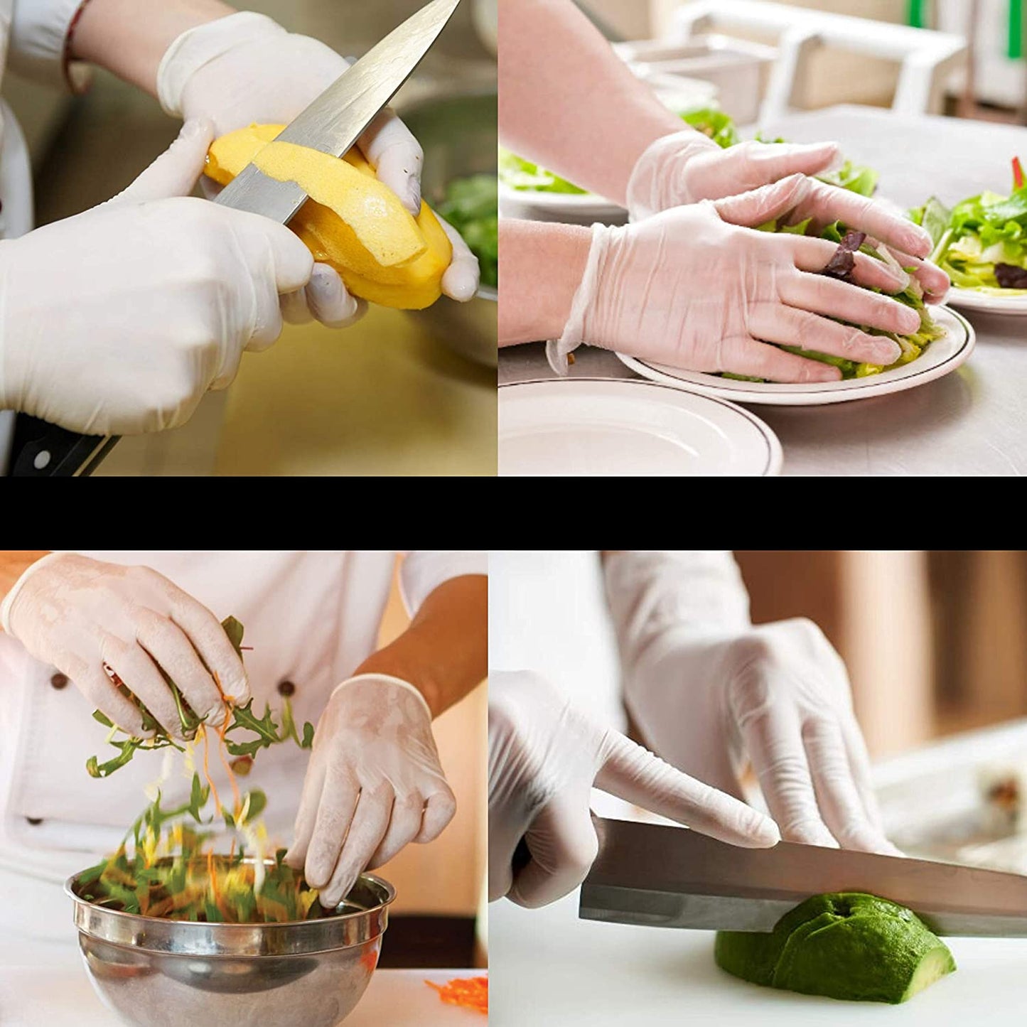 Bergamot SE Chlo Latex Powder-Free Examination Gloves - Z2254 Series -100Pcs - Medium Disposable Gloves bergamot