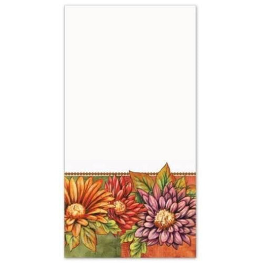 Floral Art Heavyweight Plastic Tablecovers 54" x 96" 1 Count Disposable Hanna K   