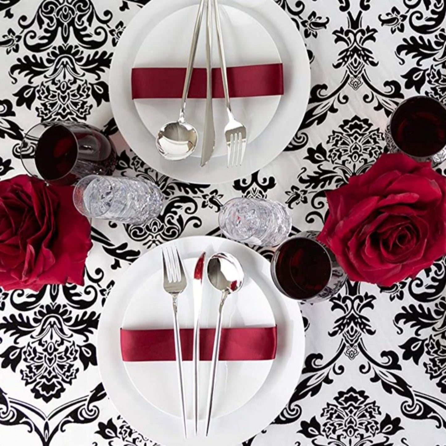 NOVELTY FLATWARE DINNER SALAD FORKS SILVER Tablesettings Blue Sky