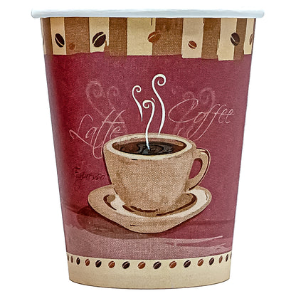 "BULK" Heaven Poly-Paper 8 oz. Hot/Cold Cups Paper Cups Nicole Collection   