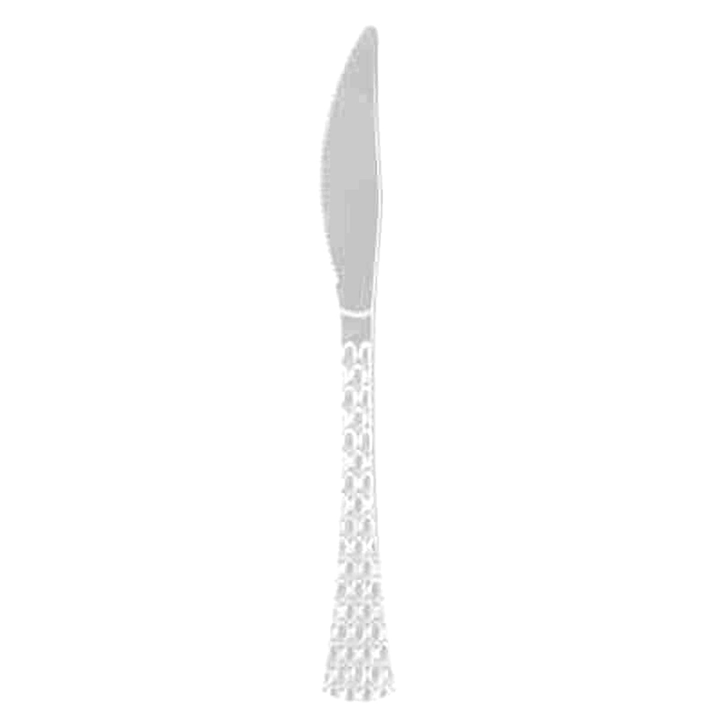 Glamour Collection Clear plastic Disposable Knives 20 Pack Disposable Knives Decorline