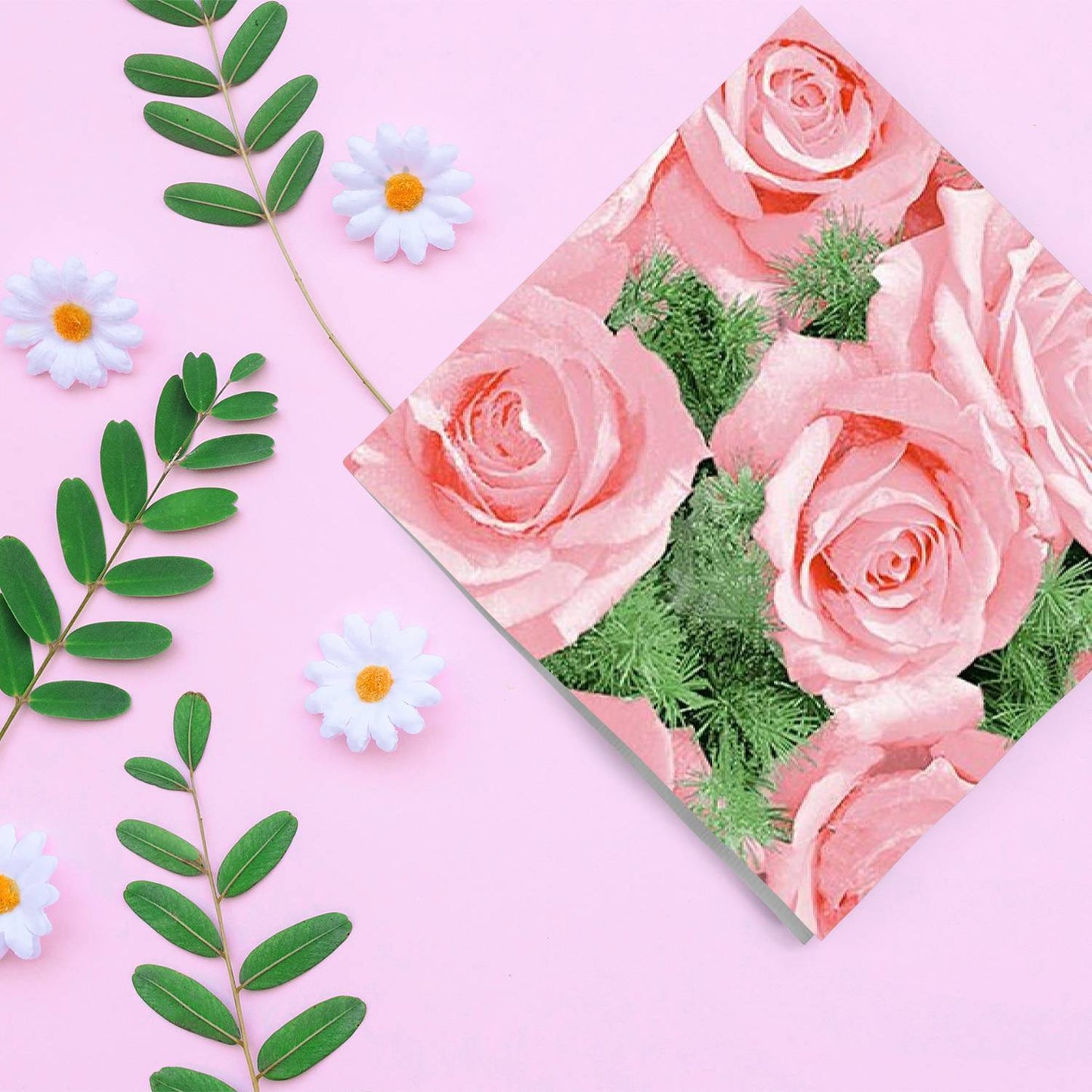 Flowers Rose Lunch Paper Napkins 20 Pack Napkins VeZee