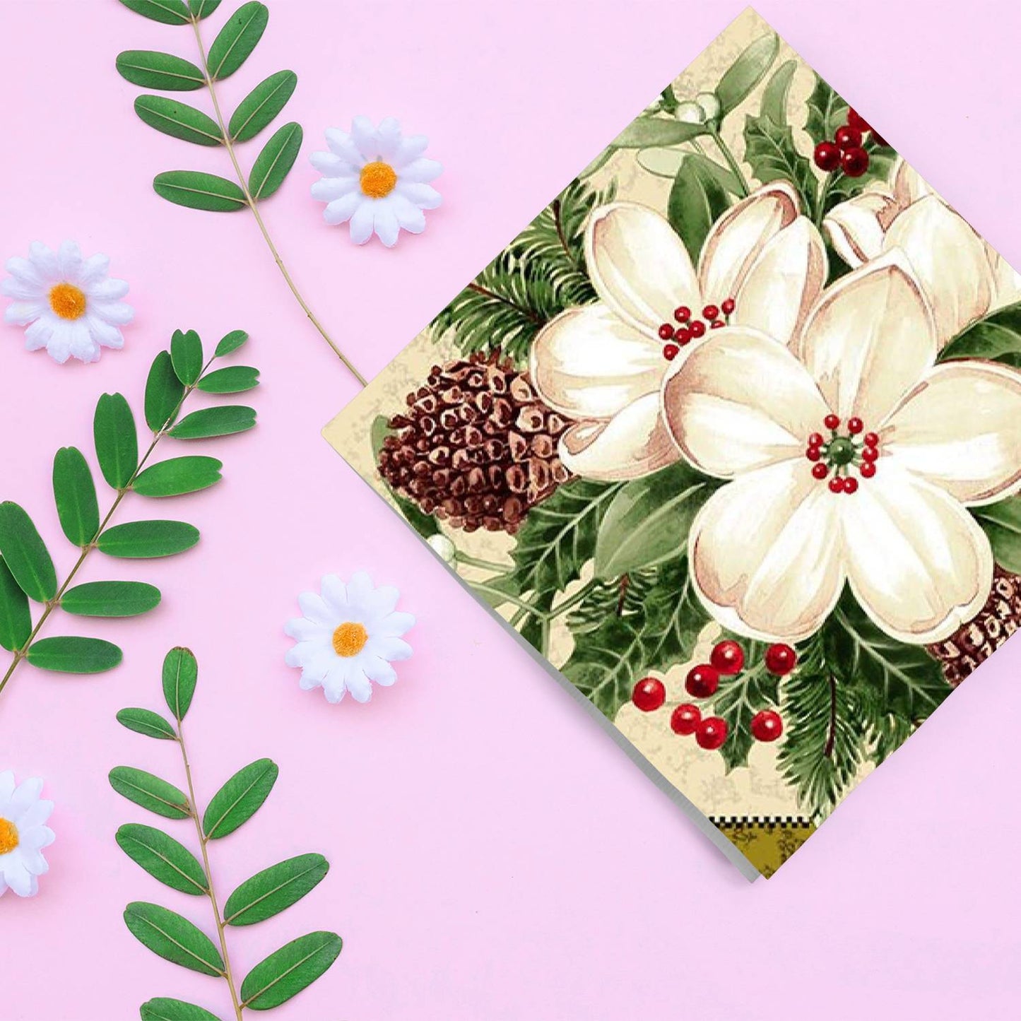 Flowers #36 Disposable Lunch Paper Napkins 20CT Napkins VeZee