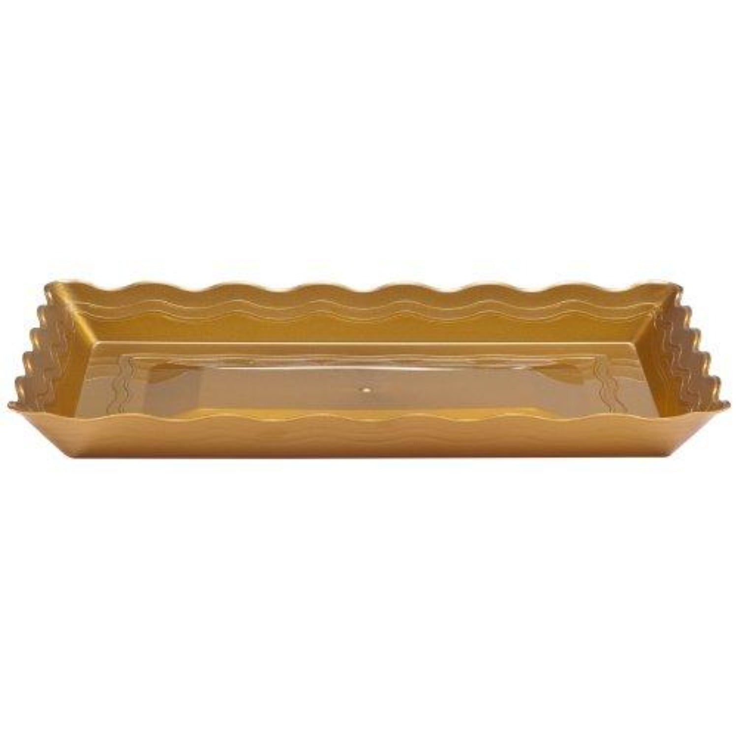 12 Plastic Serving Trays 9x13 Inches Rectangular Disposable Serving Trays  and Platters for Parties | Clear Plastic Serving Platter for Food - Party