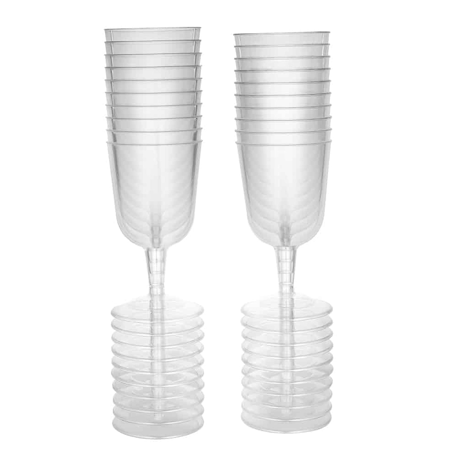 Hanna K. Signature Premium Heavy Weight Plastic Clear Wine Glasses 5oz Cups Hanna K Signature