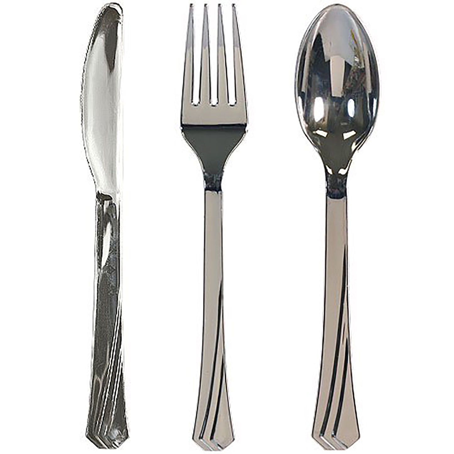 Hanna K. Signature Polished Plastic Soupspoons Silver Silverware Hanna K Signature