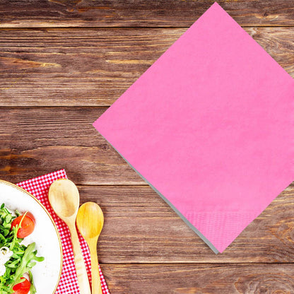 SALE Hot Pink Lunch Napkins 20 count  Party Dimensions   